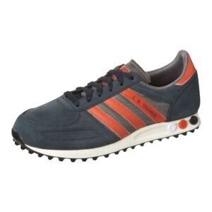 Adidas Originals LA Trainer G63423 Mens Gray Orange Suede Sneaker Size 12.5